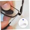 Anneome Glasses Repair Kit 60pcs Nose Pads Set with Screws Screwdriver Tweezer Anti-Slip Replacement Accessories for Eyeglasses Bridge Maintenance view 4