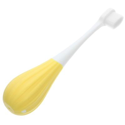 BCOATH Toddler Manual Toothbrush Soft Bristles Kids Tooth Brush Single Pack Age 2-5 Children Baby Oral Care Yellow