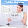 Anneome Magnifying Bookmark Full Page Reading Magnifier Sheet 120x180mm Pvc Reading Aid for Seniors Books Prints view 3
