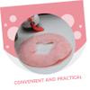 Beatifufu Silicone Face Pillow Cushion for Beauty Salon, round Pink Massage Face down Cushion, Comfortable Spa Prone Headrest for Facial Massage and Relaxation view 4