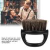 TIKATARER Shaving Brushes For Men, Wild Boar Fur Shaving Brush Beard Mustache Trimming Brush Salon Shaven Tool For Daily Shaving Routine (black handle black hair) view 2