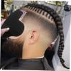 HONMEET 4 Pcs Men's Beard Applicator Cards Hairline Enhancing Shaping Templates Black for Hair Fiber Styling and Grooming view 4
