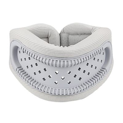 SEWOART Soft Silicone Neck Brace for Cervical Support Short Gray Neck Collar Pain Relief for Home Use