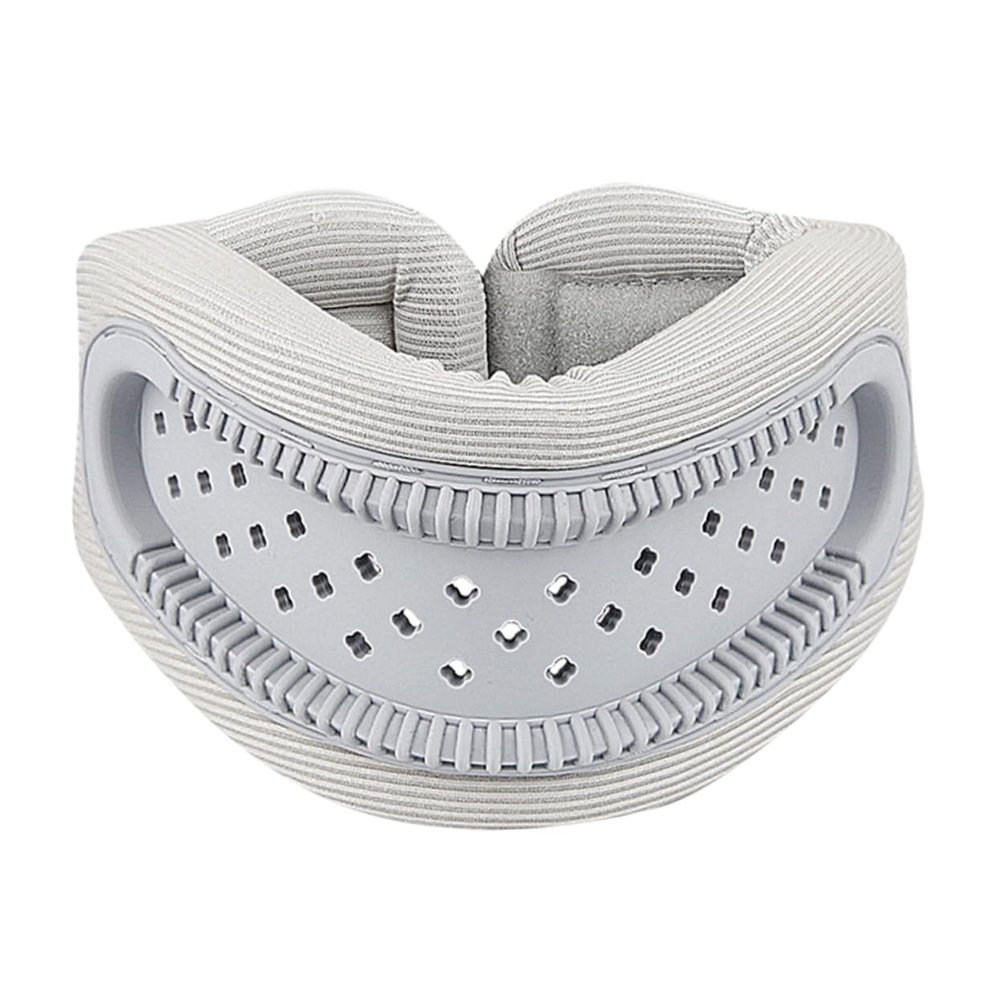 SEWOART Soft Silicone Neck Brace for Cervical Support Short Gray Neck Collar Pain Relief for Home Use