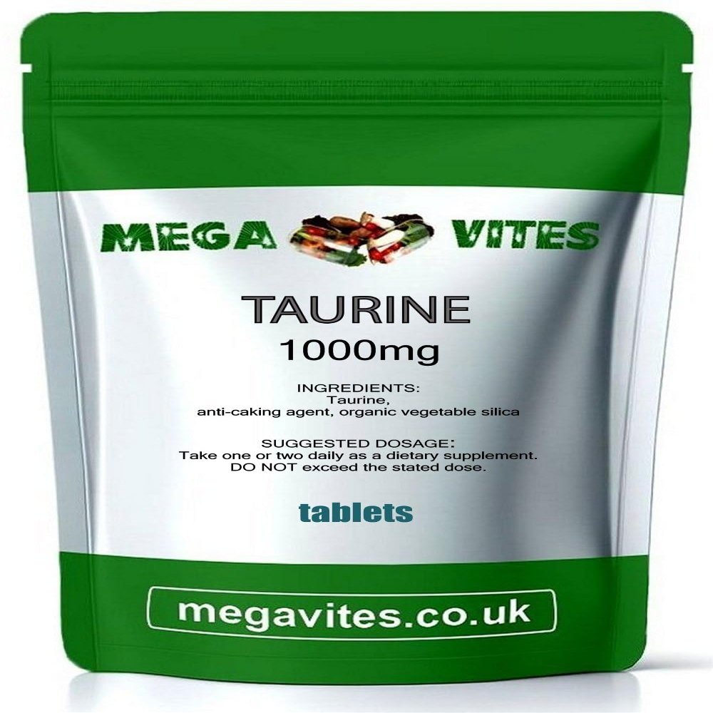 Taurine Tablets 1000mg x 30 - MEGAVITES AMINOLAB