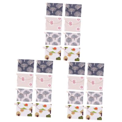 BCOATH 24pcs Sanitary Napkin Pouch Bag Portable Tampon Holder Bag Travel Pouch for Women Tear-Resistant Fashion Design Random Style