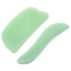 Beaupretty 2pcs Massage Board Guasha Board Massage Scraper Face Scraper Jade Roller for Women Facial Roller Massager for Face Facial Guasha Tool view 1
