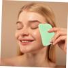 Beaupretty 2pcs Massage Board Guasha Board Massage Scraper Face Scraper Jade Roller for Women Facial Roller Massager for Face Facial Guasha Tool view 2