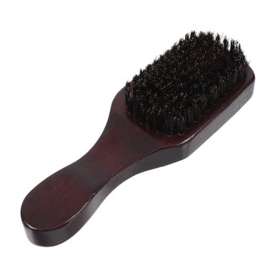 HAPINARY Beard Brush for Men Wooden Handle Barber Grooming Tool for Beard and Mustache Cleaning Styling Hair