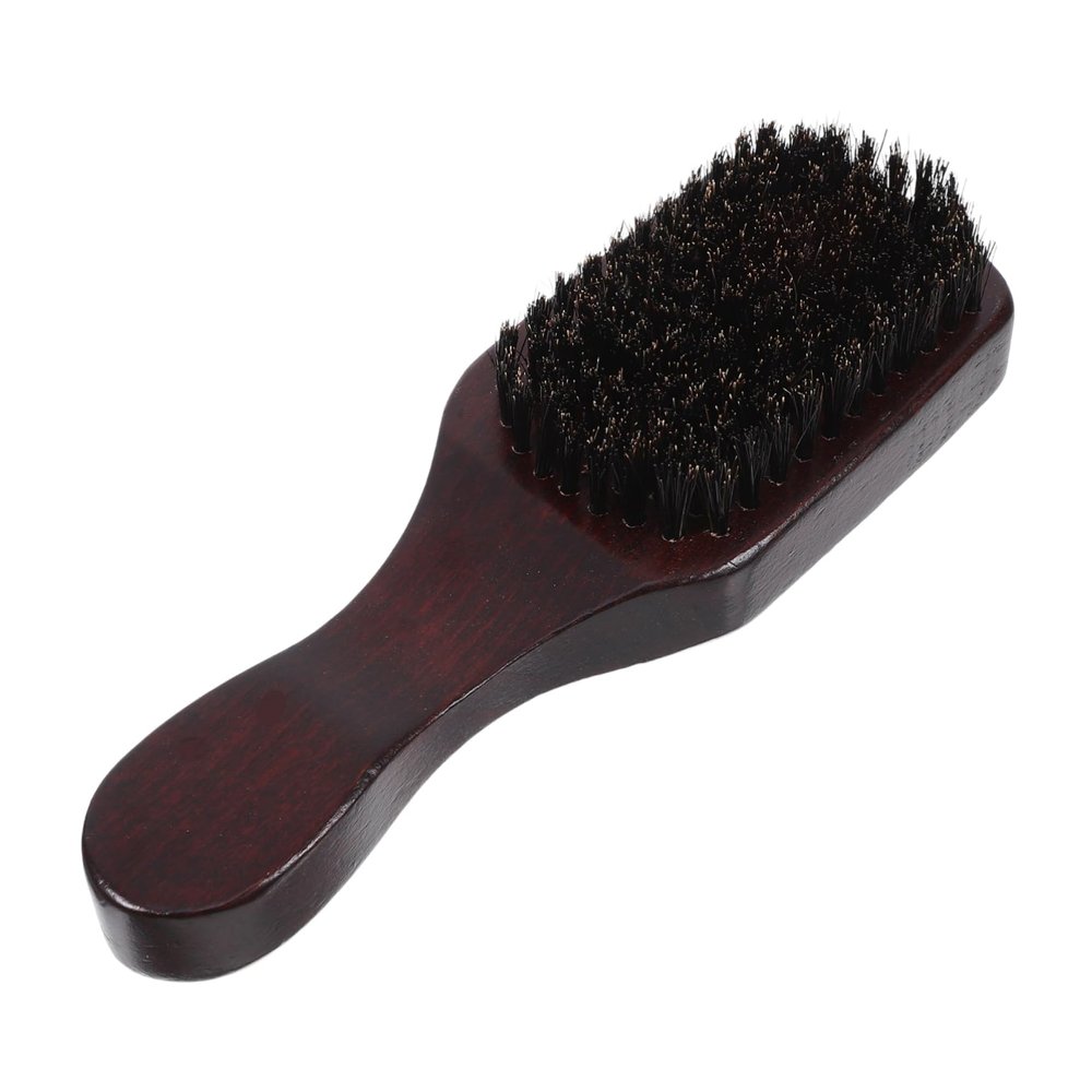 HAPINARY Beard Brush for Men Wooden Handle Barber Grooming Tool for Beard and Mustache Cleaning Styling Hair