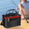 Fish Bucket | Bait Buckets for Fishing - EVA Folding Fish Container Portable Water Resistant for Outdoor Traveling Hiking view 2
