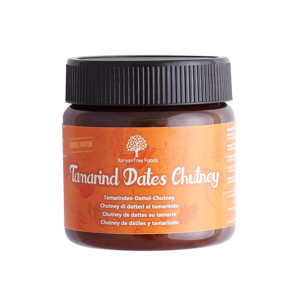 BanyanTree Foods Tamarind Chutney 200g| Sweet and Tangy | Ready to Eat | Vegan | Perfect for Snacks, Dips and Salads