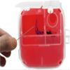 2 Pack 1 Quart Sharps Container Biohazard Disposal Needle Collect Box Red & Yellow view 4