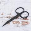Black Stainless Steel Scissor Eyebrows Nose Hair Beard Scissor Beauty Tool Nose Hair Scissors Fingernail Scissors Small Grooming Scissorsnose Hair Scissor view 4