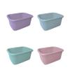 Vision4ever 1Pcs Pink Pastel Washing Up Bowl Plastic Kitchen Large Rectangular Washing Up Bowl Basin Cutlery Tidy Drainer Plastic Washing Up Bowl view 2