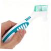 Healeved Denture Brush Double Sided Toothbrush 2pcs with Large Non-Slip Handle Soft Bristles for Effective Denture Cleaning Travel Oral Care Brush Suitable for Braces and False Teeth view 4