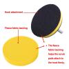 6 Inch Car Buffing Polishing Pads Kit 9 Pcs Foam Polisher Pads Car Buffer Attachment view 2
