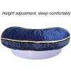Dremdo Portable Face Down Pillow After Eye Surgery for Post Vitrectomy And Retinal Detachment Recovery with Height Adjustable Stand,Blue view 4
