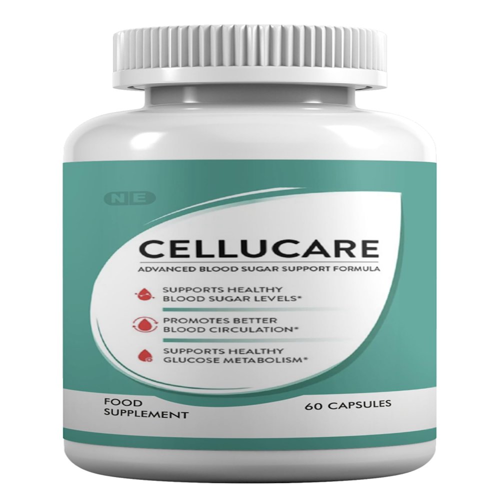 Cellucare| Vegan | Natural Supplement| 60 Capsules |Gluten-Free| 60 Servings