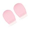 siduytin 2Pcs Bath Gloves Bathing Glove Exfoliating Facial Massage Multi Color for Mitt Rubbing Towel Dead Skin Bathroom Home, Pink view 2