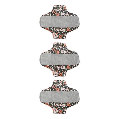 3pcs Women Menstrual Pads Strong Water Absorption Graphene Washable Reusable Sanitary Pads (Type 2)