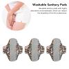 3pcs Women Menstrual Pads Strong Water Absorption Graphene Washable Reusable Sanitary Pads (Type 2) view 2