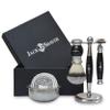 Jack Shaver Mens Shaving Set- Personal 5Pc Shaving Kit for Men - Synthetic Badger Shaving Brush - Double Edge Shaving Razor - Shaving Soap and Bowl  Shaving Stand - Best Gift for Men view 1