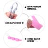 ORFOFE Reusable Adjustable Hook 5pcs Silicone Earband Extender with Anti-Strangulation Feature for Small and Large Sizes Random Color view 3