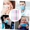 TOVINANNA 5pcs Adjustable Silicone Mask Earband Hooks Non Slip for Reducing Ear Discomfort Suitable for Small and Medium Faces Random Color view 2