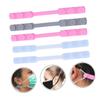 TOVINANNA 5pcs Adjustable Silicone Mask Earband Hooks Non Slip for Reducing Ear Discomfort Suitable for Small and Medium Faces Random Color view 3
