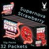 Cosmic Dust Supernova Strawberry Popping Candy - 32 Packets of 10g Display Box - Fun and Exciting Popping Sensation - Great for Parties view 2