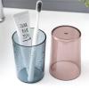 DFJOENVLDKHFE Toothbrush Cup & Mouthwash Cup: Mouthwash Cup Portable For Family Travel Camping, Modern Design For Bathroom(PURPLE) view 3