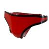 ABWL Latex Briefs for Women,Rubber Female Shorts G-String Thong,Latex Panties Underwear Cosplay Costume Party Clubwear, Red, S view 4