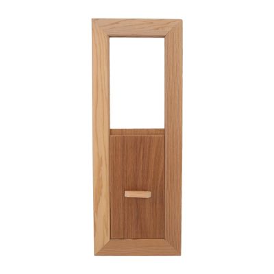Locadence Sauna Gable Vent Kit, 13.4X5.1X0.4in Adjustable Gaps Cedar Sauna Room Air Vent, Sauna Grille Ventilation Louvers for Sauna or Steam Room
