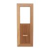 Locadence Sauna Gable Vent Kit, 13.4X5.1X0.4in Adjustable Gaps Cedar Sauna Room Air Vent, Sauna Grille Ventilation Louvers for Sauna or Steam Room view 1