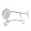 Holder, Safety Stand for Men with Brush Soap Bowl Feature Electroplating Metal Assembly Manual Shaving Stand for Beard Trimming view 3