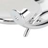Holder, Safety Stand for Men with Brush Soap Bowl Feature Electroplating Metal Assembly Manual Shaving Stand for Beard Trimming view 4