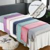 Morbuy Massage Bed Cover Sheet, Beauty Bed Cover with Face Hole Soft Washable SPA Massage Table Face Towel Suitable for Salons SPA and Therapists (Navy,200x120cm) view 3
