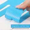 10 Pcs Pre Cut Kinesiology Tape for Knee,Waterproof & Elastic,Synthetic Elastic Kinesiology Therapeutic Tape Provide Support and Stability to Muscle Ideal for Running,Hiking,Riding view 4