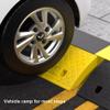 IMUNKT 5" 4" 3" Rise Threshold Ramp For Wheelchair Scooters Steps, Driveway Curb Ramps, Plastic Doorway Ramps, Garage Entry Ramp, Non Slip, Portable(Yellow,4.7in/12cm) view 4