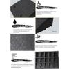 IMUNKT 2in/ 4in/ 5in Rise Threshold Ramp, Rubber Curb Ramp, Wheelchair Ramp, Non-Slip Driveway Ramp, Entry Ramp For Doorway, Stairs, Steps, Garage, Bike(Black,2.8in/7cm) view 3