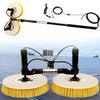 Solar Panel Cleaning Tools, Solar Photovoltaic Panel Cleaning Maine, Double Rotating Brush Head, 3.5/5.5/7.5m Extendable Water Fed Pole Kit,5.5M view 1