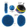 JUNCHENGBAO Cleaning Red 7 Pack Cleaning Brush And Pad Bundle Set Accessory Drill Attachments view 3