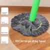 2 in 1 Dehydrated Mop - Self-Wringing Twist Mops for Floor Cleaning,Self Wringing Mop,360 Degree Spin Wall Cleaning Mop,Wet and Dry,Self Wringing Cleaning Mop for Kitchen,Bathroom,Floor,Wall view 3