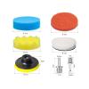 22Pcs 3 Inch Polishing Pad Kit With Scouring Pad And Wool Buffing Pad For Drill Car Polisher Rust Remover Mirror Waxing Cleaning view 2