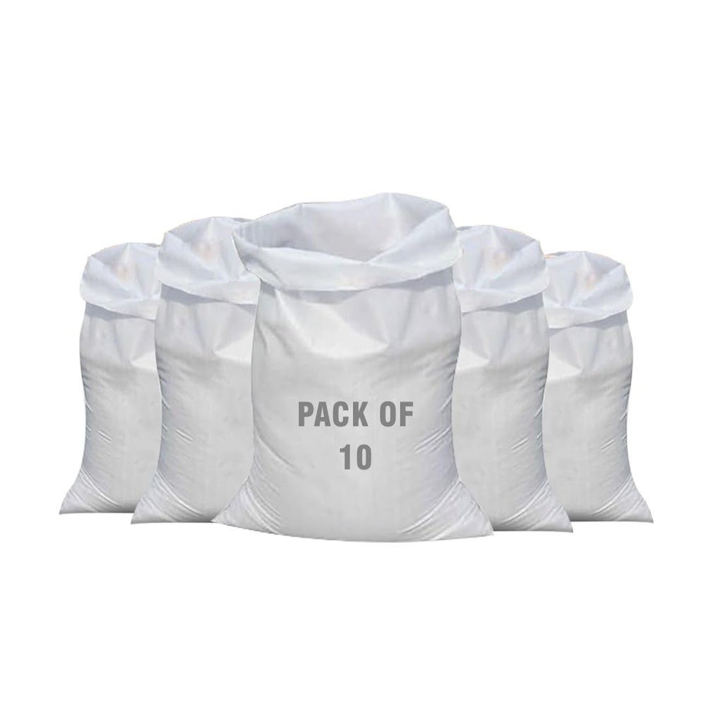 10pcs of 65x114cm Woven Sacks of Heavy duty Garden Waste bags Woven Sacks Polypropylene PP Strong Rubble Sacks builder bag Woven Bags Rubble bag