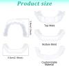 Brigtviee 2 Pairs Instant Veneers Dentures Fake Teeth,Teeth Top and Bottom Clip in Veneers Teeth Temporary Upper and Lower False Teeth,Comfort Dentures for Bad view 2