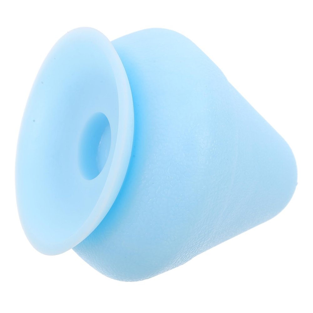 HAPINARY Mountable Massage Ball with Suction Cup for Back and Neck Pain Relief, Blue Silicone Body Massage Tool for Muscle Relaxation and Sore Muscle Therapy
