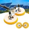 pedenencelia Washing Brush Telescopic Rod/Pv Panel Wash Cleaning Machine-Dual Brush Heads/Retractable Carbon Fiber Pole,For Photovoltaic Panel Cleaning/High-Altitude Cleaning,6m view 1