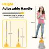 155cm Industrial Mop Handle, Universal Mop Handle for Wet and Dry Cleaning of Wood, Cement and Tile Floors view 4